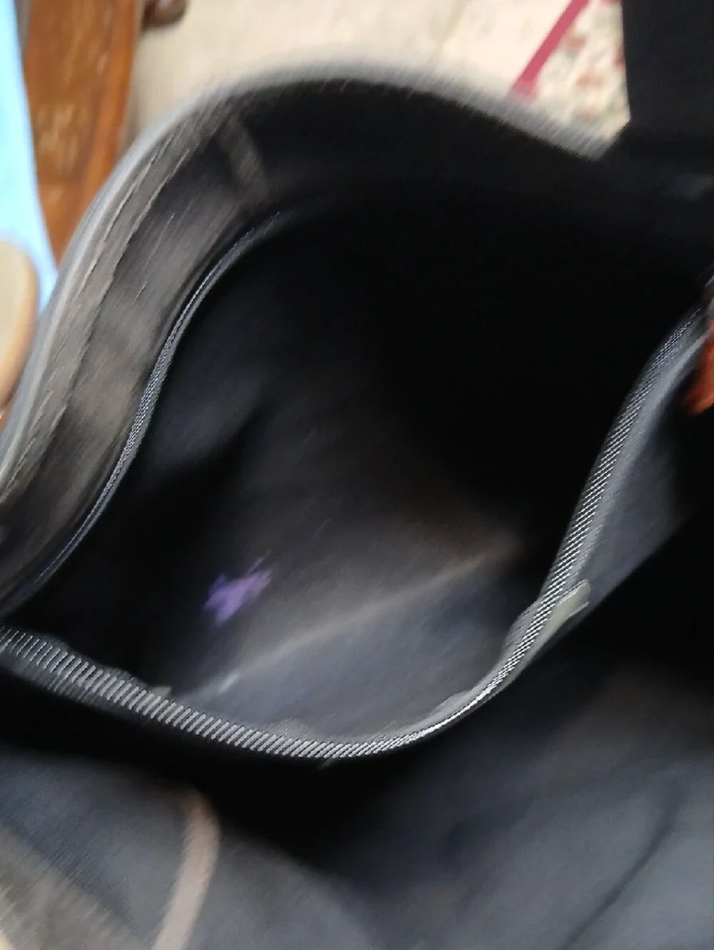 Jack Spade Warren Street Tote Bag Canvas with Black Leather Trim